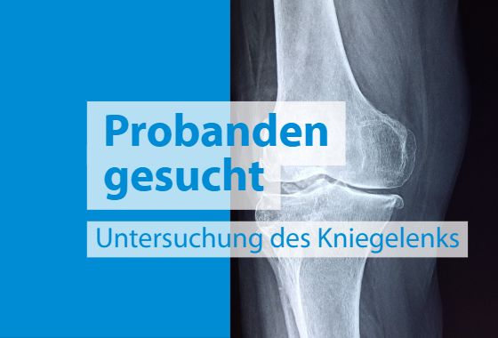 Der Balgrist sucht Probanden für eine Kniestudie