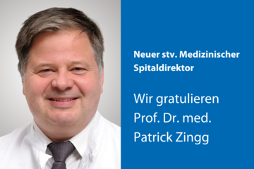Die Universitätsklinik Balgrist hat Prof. Dr. med. Patrick Zingg, Leiter Hüft- und Beckenchirurgie und stv. Klinikdirektor Orthopädie, zum stv. Medizinischen Spitaldirektor befördert.