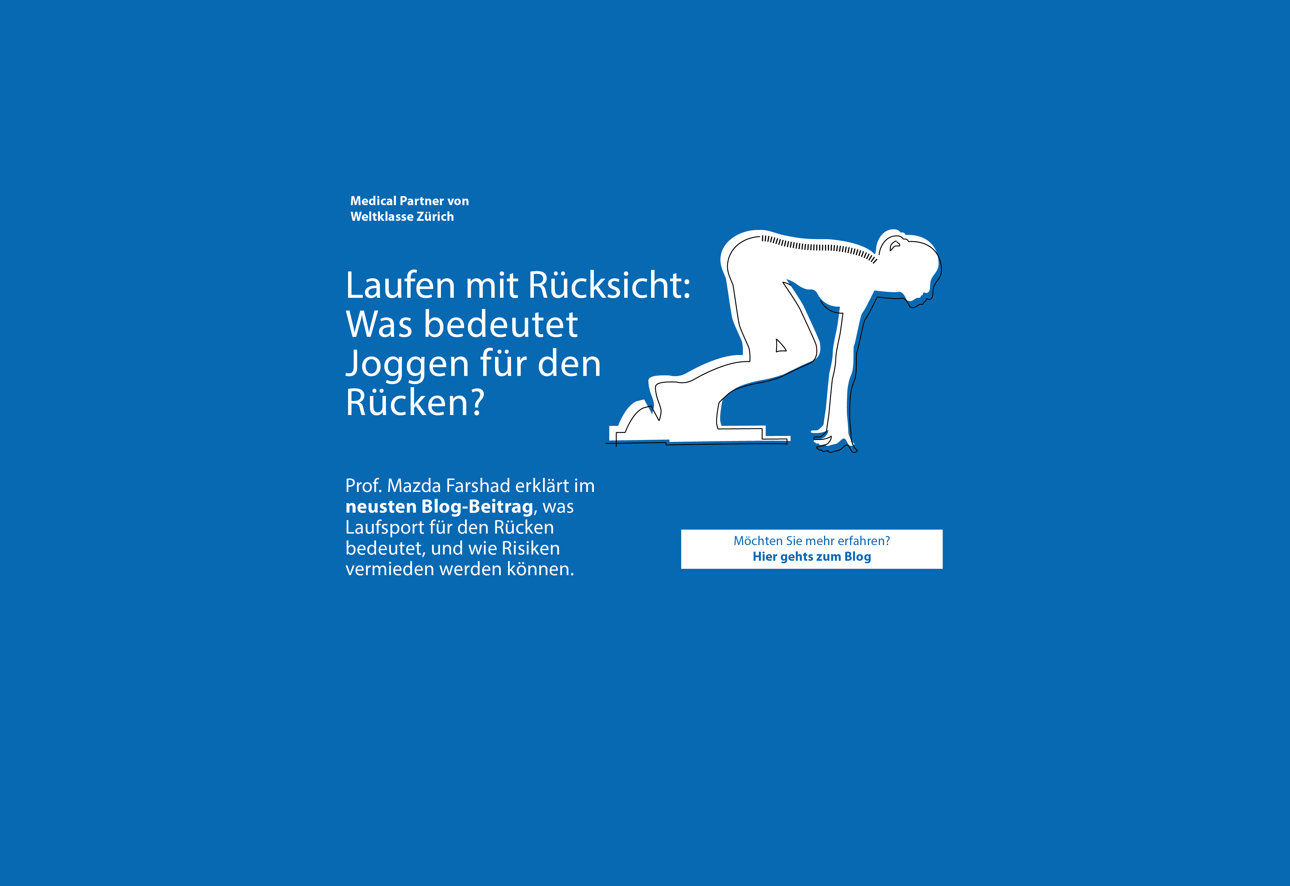 Die Universitätsklinik Balgrist ist seit 2024 Medical Partner von Weltklasse Zürich.