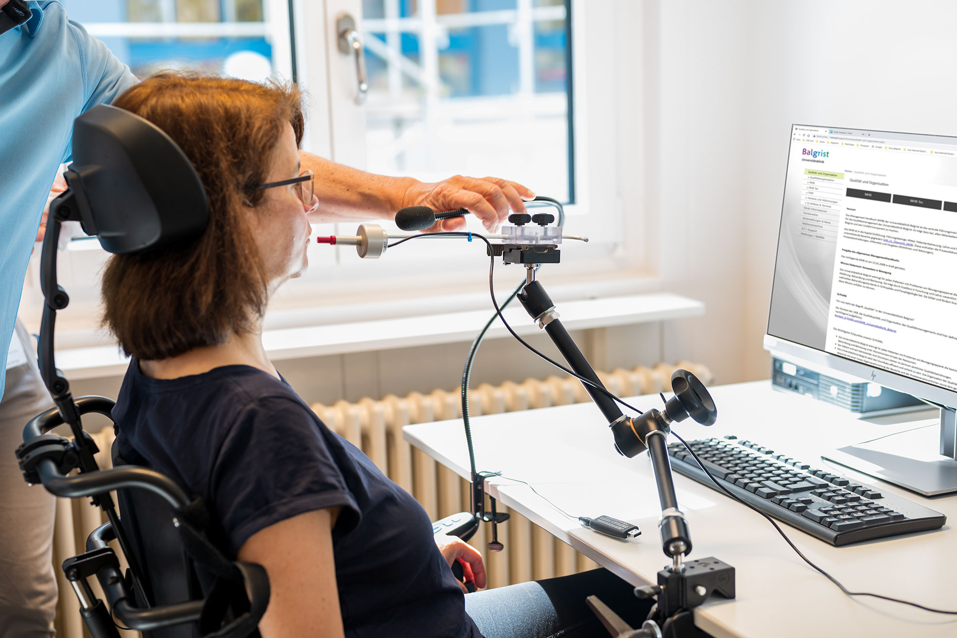 Berufstraining in der Ergotherapie.