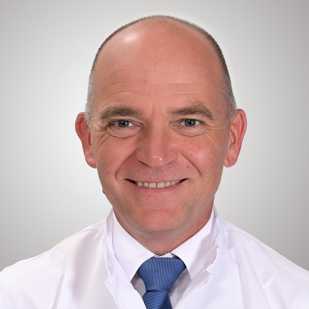 Portraitbild von Stephan Wirth, Leiter Fuss- und Sprunggelenkschirurgie